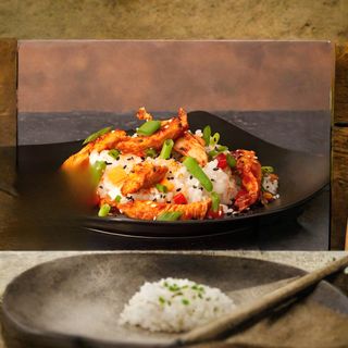 Рис з овочами і куркою (380г)