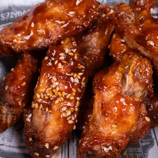 Alitas de pollo bbq 