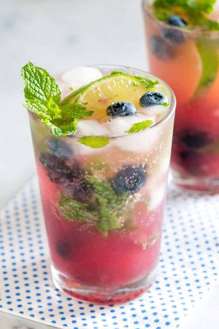 Bleu Berry Mojito