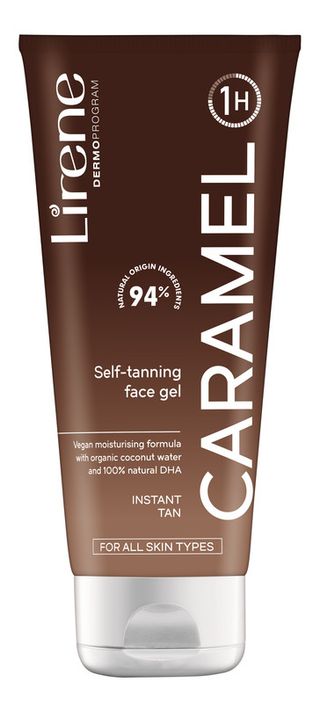 Gel facial autobronzant Lirene CARAMEL, 75ml