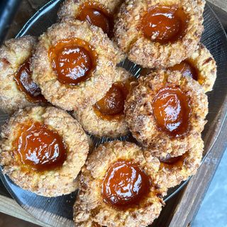 Pastas De Mantequilla Con Mermelada De Albaricoque