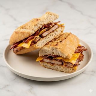 Pepito De Pollo Con Bacon Y Queso