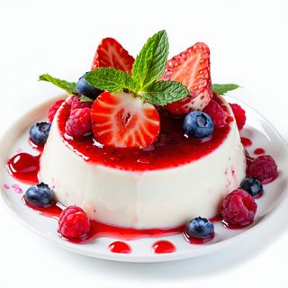 Пана кота със сезонни плодове (150г)