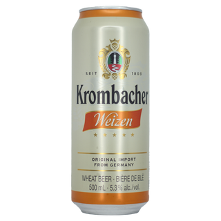 Пиво Krombacher Weizen 5.3% 0.5л