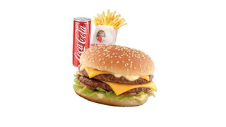 MENU DOUBLE CHEESE