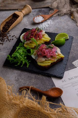 Smørrebrod cu hering