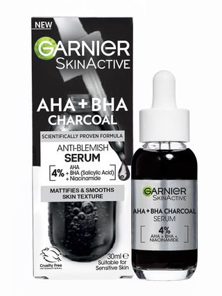 Garnier Aha+Bha Charcoal Anti-Imperfection Serum 30ml