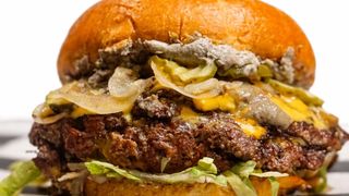 Grzybowy smash burger