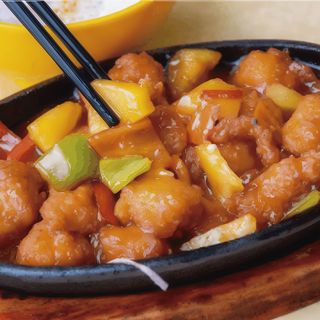 Cerdo Crujiente Con Salsa Agridulce