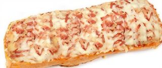 Boca Pizza De Beicon Y Queso