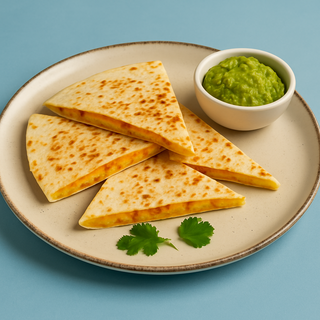 Quesadillas con guacamole