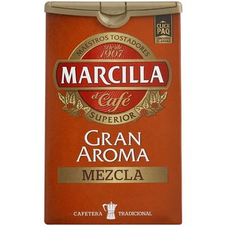 Café Molido Marcilla Mezcla Gran Aroma Paquete 250 Gr