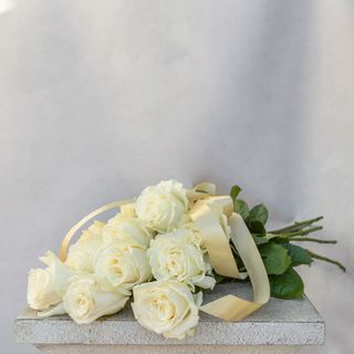 Bukiet z 11 białych róż