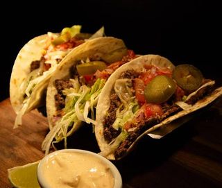 Taco burger