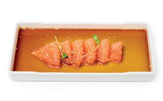 127. Carpaccio salmone - 8 pezzi