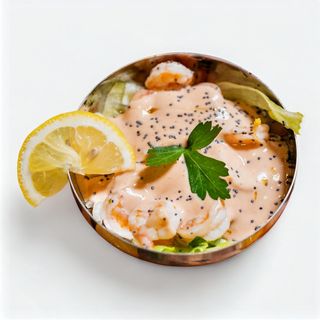 Coppa di gamberoni e scampi