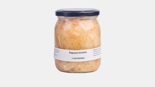 Kapusta kiszona z dodatkiem marchewki
