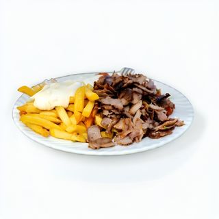 Plato Con Patatas Bravas