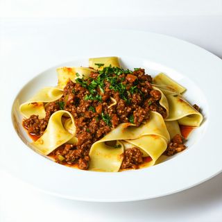 Pappardelle con ragú de jabalí