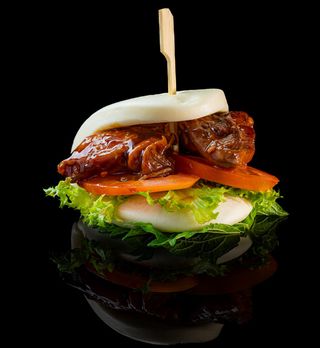 057. Bao pollo teriyaki 1 pezzo