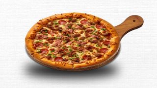 პიცა საქონლის ხორცით/Pizaa beef