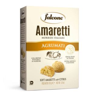 Falcone Amaretti Agrumati - Miękkie Ciasteczka Cytrusowe 170g