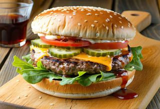 Cheeseburger Wołowy ok. 400g