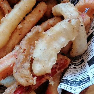 Verduras En Tempura con salsa se Soja