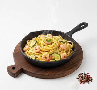 Tagliatelle gamberetti e zucchine