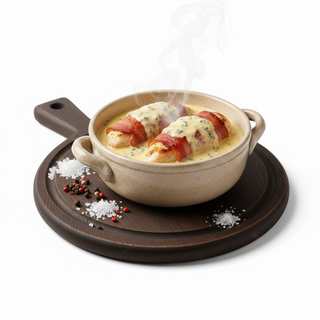 Petto di pollo con prosciutto e gorgonzola