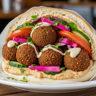 Panino falafel
