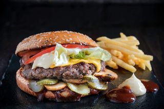 XXL Retro бургер﻿ (650г)