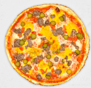 Піца чізбургер 30см