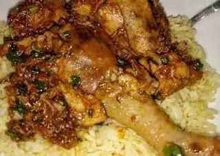 Chicken Kienyeji with Rice