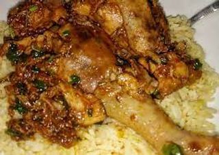 Chicken Kienyeji with Rice