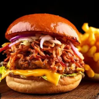 Hamburguesa pulled pork