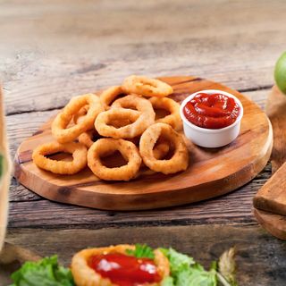 Anéis de Cebola Frita