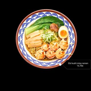 22C. Ebi Kushi Miso Ramen