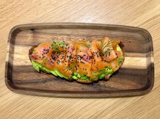 Tosta salmón