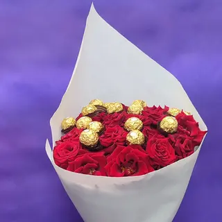 fleurs et choccolat