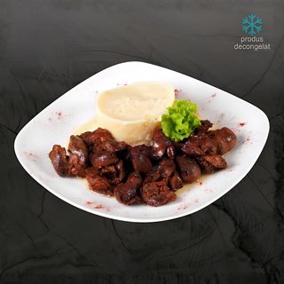 Ficatei de pui cu piure si turta