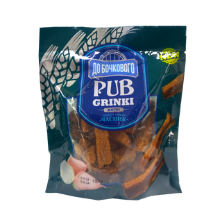 Грінки Flint До Бочкового Житні Часник 120г