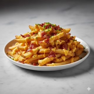 Patatas queso bacon (ración entera)