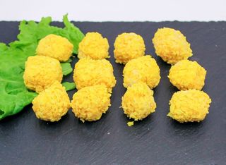 Хрупкави сиренца в корнфлейкс