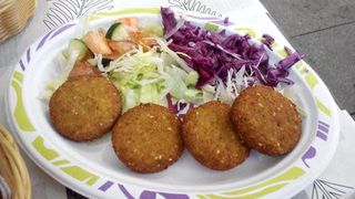 Plato Falafel Vegetal