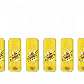 6 x lattina di Schweppes tonica