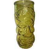 Bicchiere tiki giallo