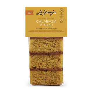 Bizcocho de Calabaza y Yuzu Sin Gluten y Sin Lactosa