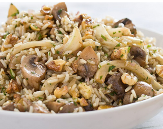 Arroz con champiñones