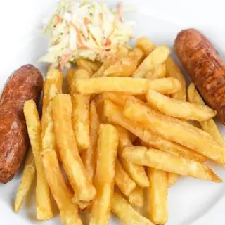 Fries & 2 Pcs Sausages